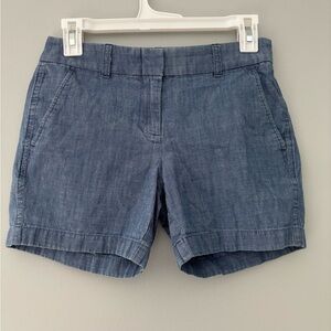 J. Crew Blue Bermuda Shorts Tailored Casual Style